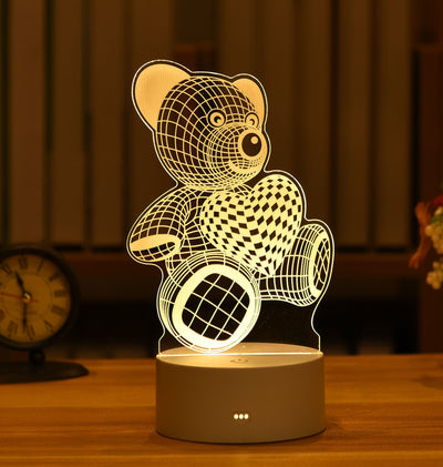 3D Lampe mit Motiv