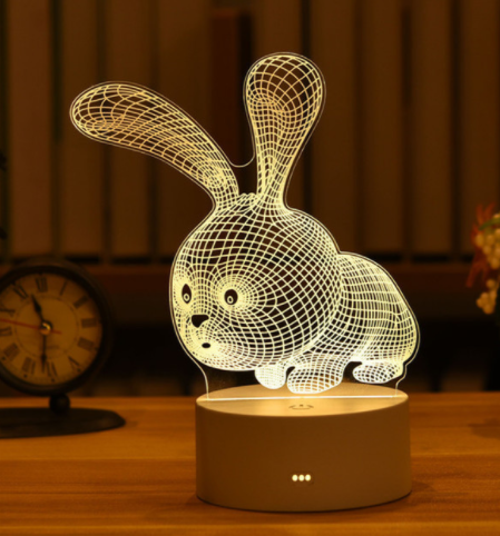 3D Lampe mit Motiv